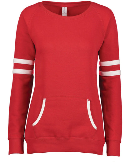 Ladies Varsity Crewneck Sweatshirt