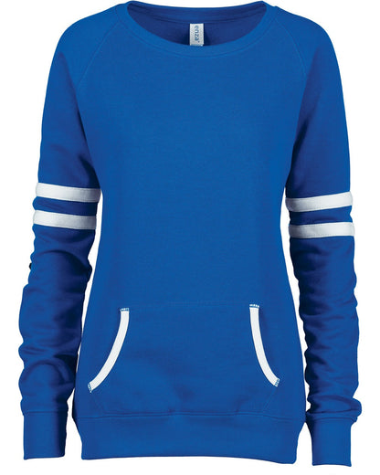 Ladies Varsity Crewneck Sweatshirt