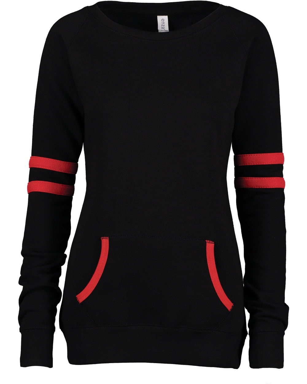 Ladies Varsity Crewneck Sweatshirt