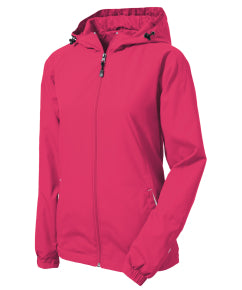 Ladies Colorblock Hooded Jacket