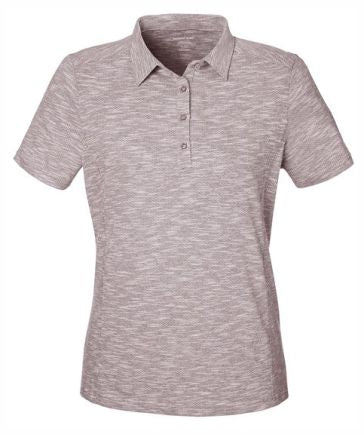 Ladies Eclipse Jacquard Textured Polo Shirt