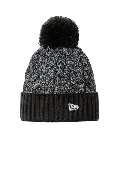 Marled Knit Pom Beanie