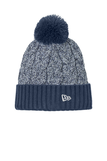 Marled Knit Pom Beanie