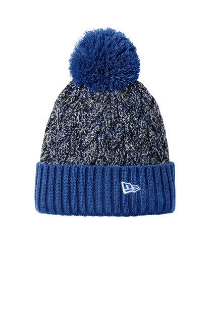 Marled Knit Pom Beanie