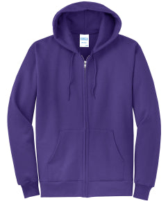 Basic Full-Zip Hooded Sweatshirt