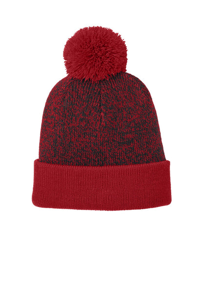 Halftime Heather Pom Beanie